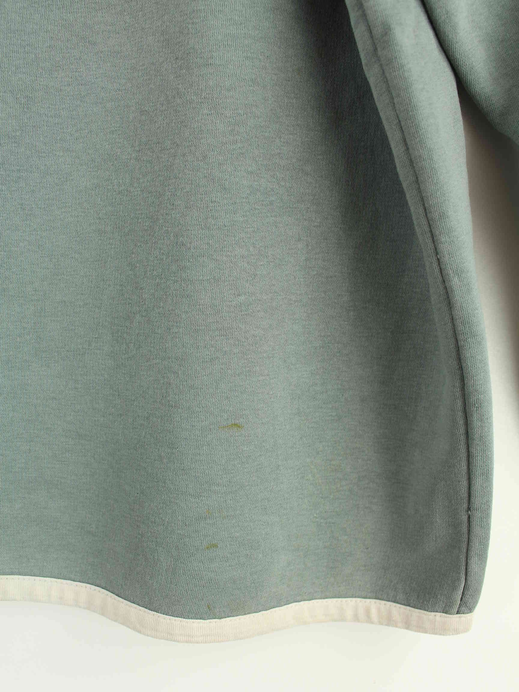 Adidas Damen 90s Vintage Perfomance Sweater Grün L (detail image 9)