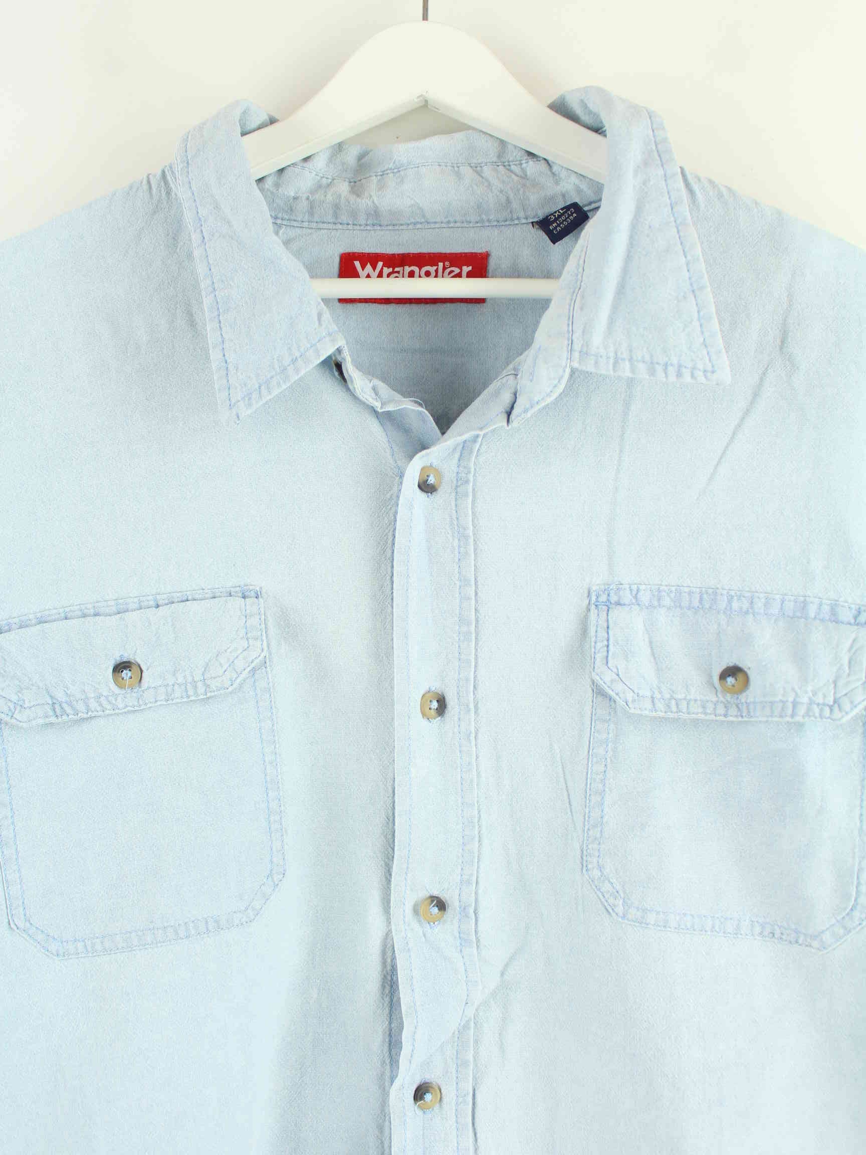 Wrangler 90s Vintage Denim Hemd Blau 3XL (detail image 1)