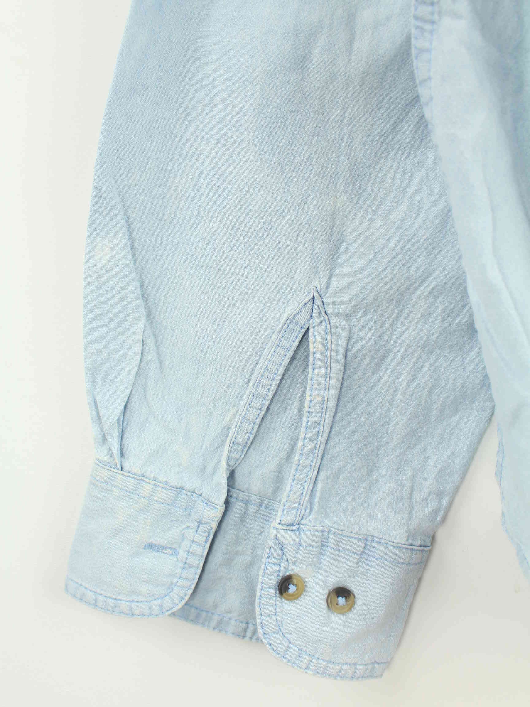 Wrangler 90s Vintage Denim Hemd Blau 3XL (detail image 5)