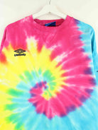 Umbro 90s Vintage Embroidered Tie Dye Sweater Mehrfarbig XL (detail image 1)