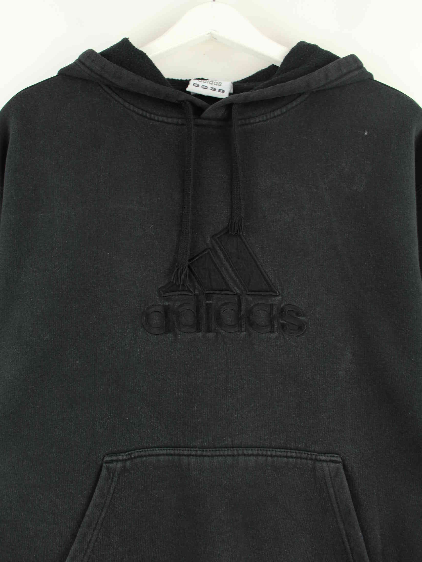 Adidas y2k Embroidered Logo Hoodie Schwarz M (detail image 1)