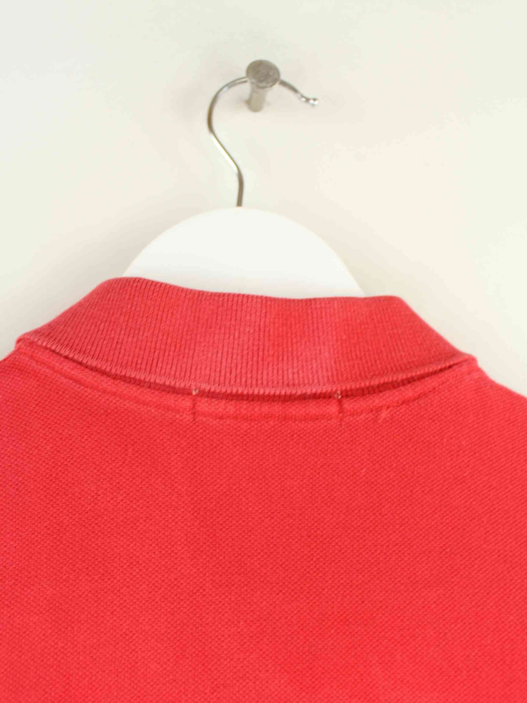 Burberry Damen 90s Vintage Polo Rot L (detail image 6)