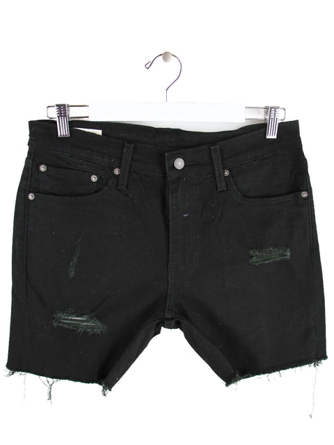 Levi's 502 Rework Jorts / Jeans Shorts Schwarz W32