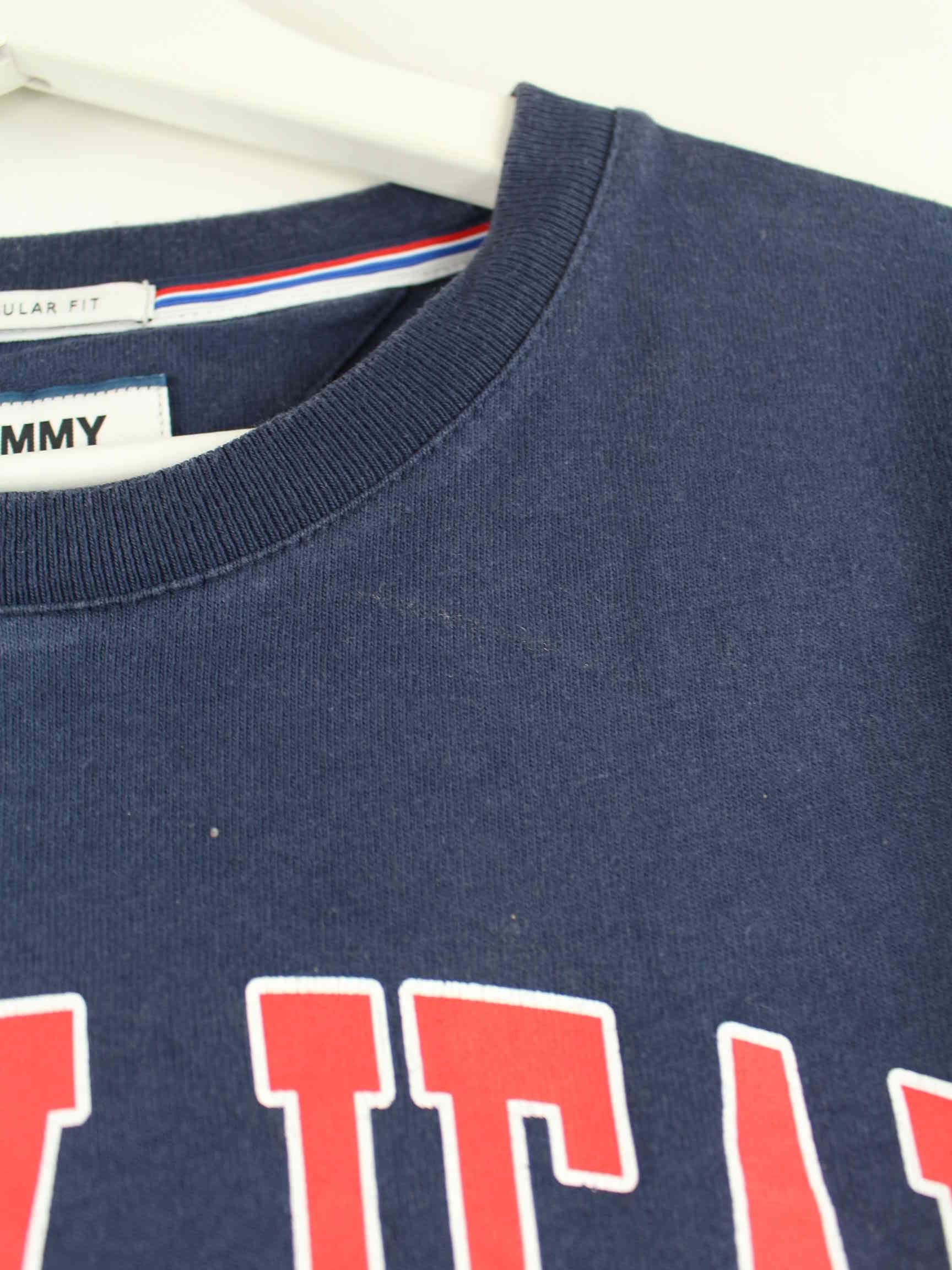 Tommy Hilfiger Logo Print T-Shirt Blau S (detail image 3)