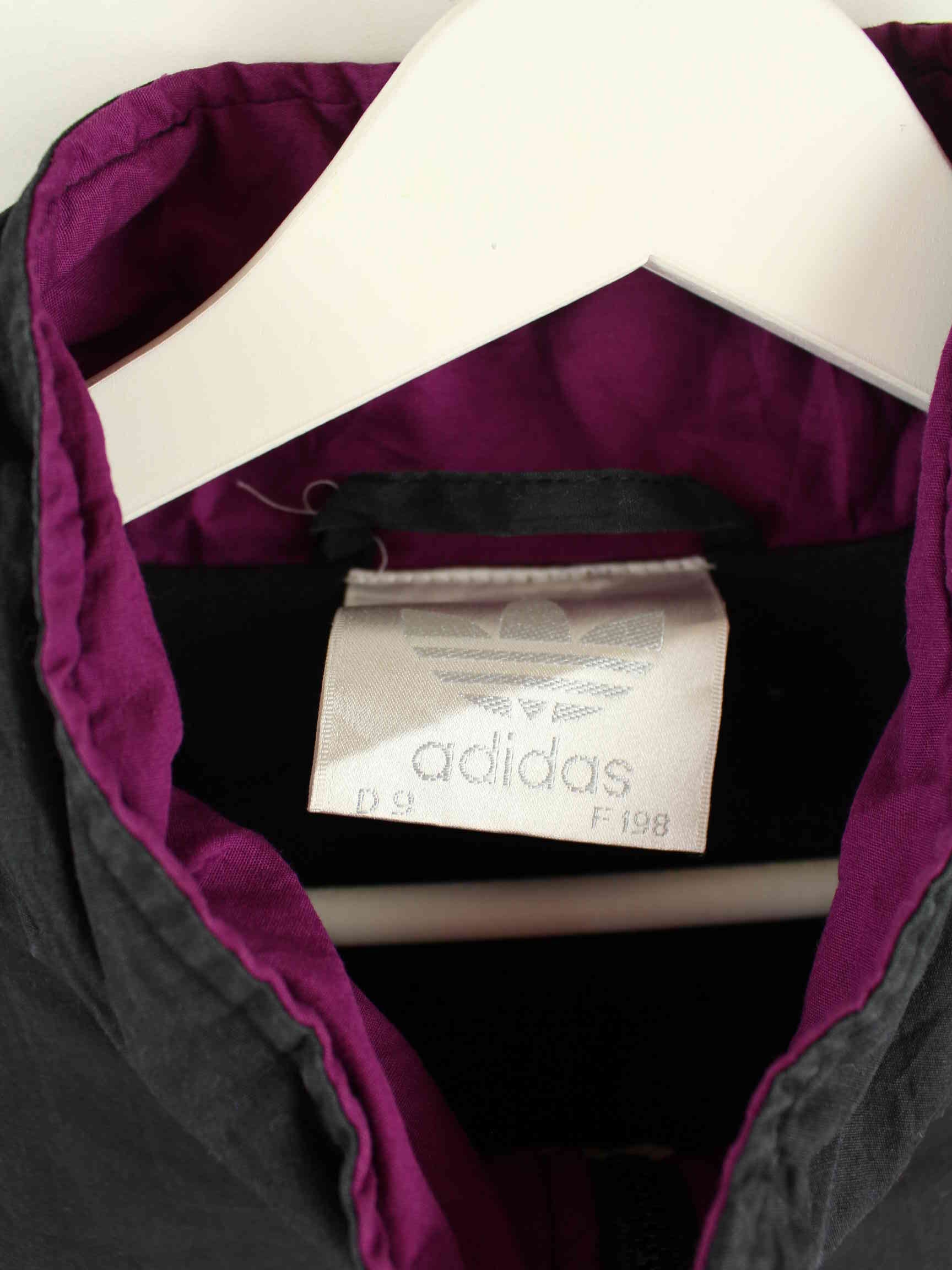 Adidas 80s Vintage Windbreaker Jacke Schwarz XXL (detail image 2)