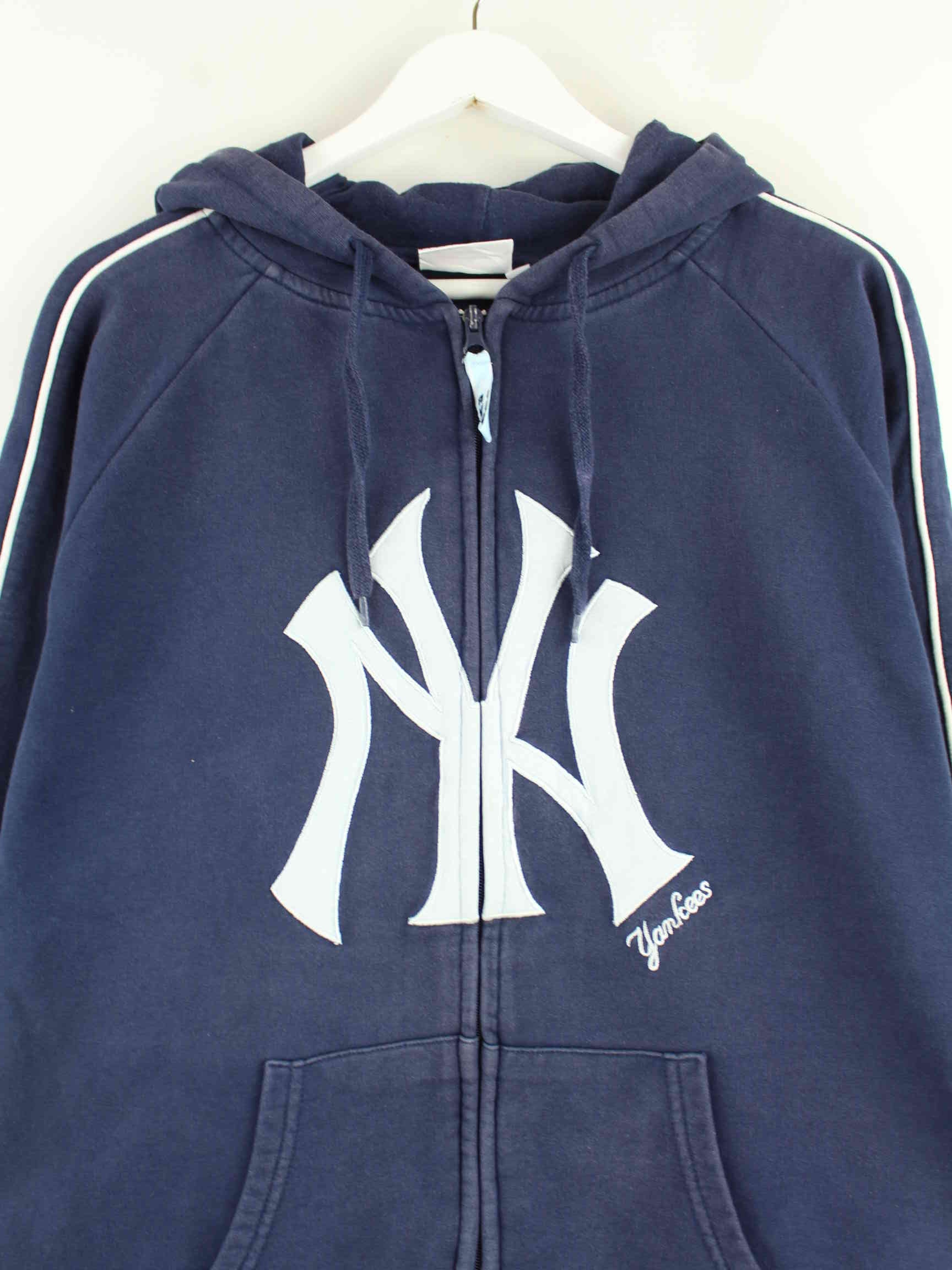 MLB New York Yankees Zip Hoodie Blau L (detail image 1)