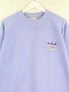 Adidas 80s Vintage Trefoil Print Sweater Blau S (detail image 1)