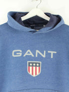 Gant Logo Print Hoodie Blau S (detail image 1)