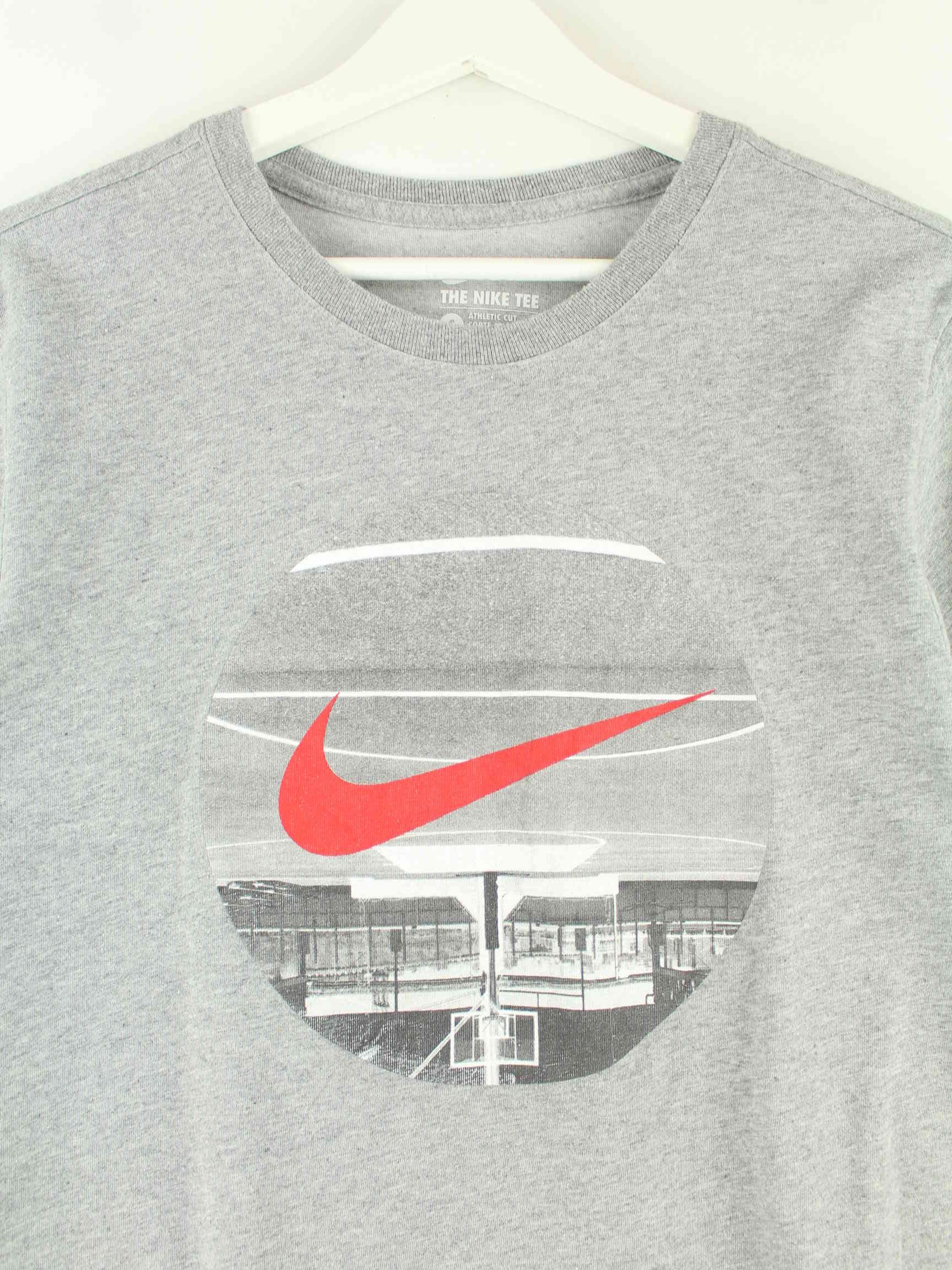 Nike Basketball Print T-Shirt Grau S (detail image 1)