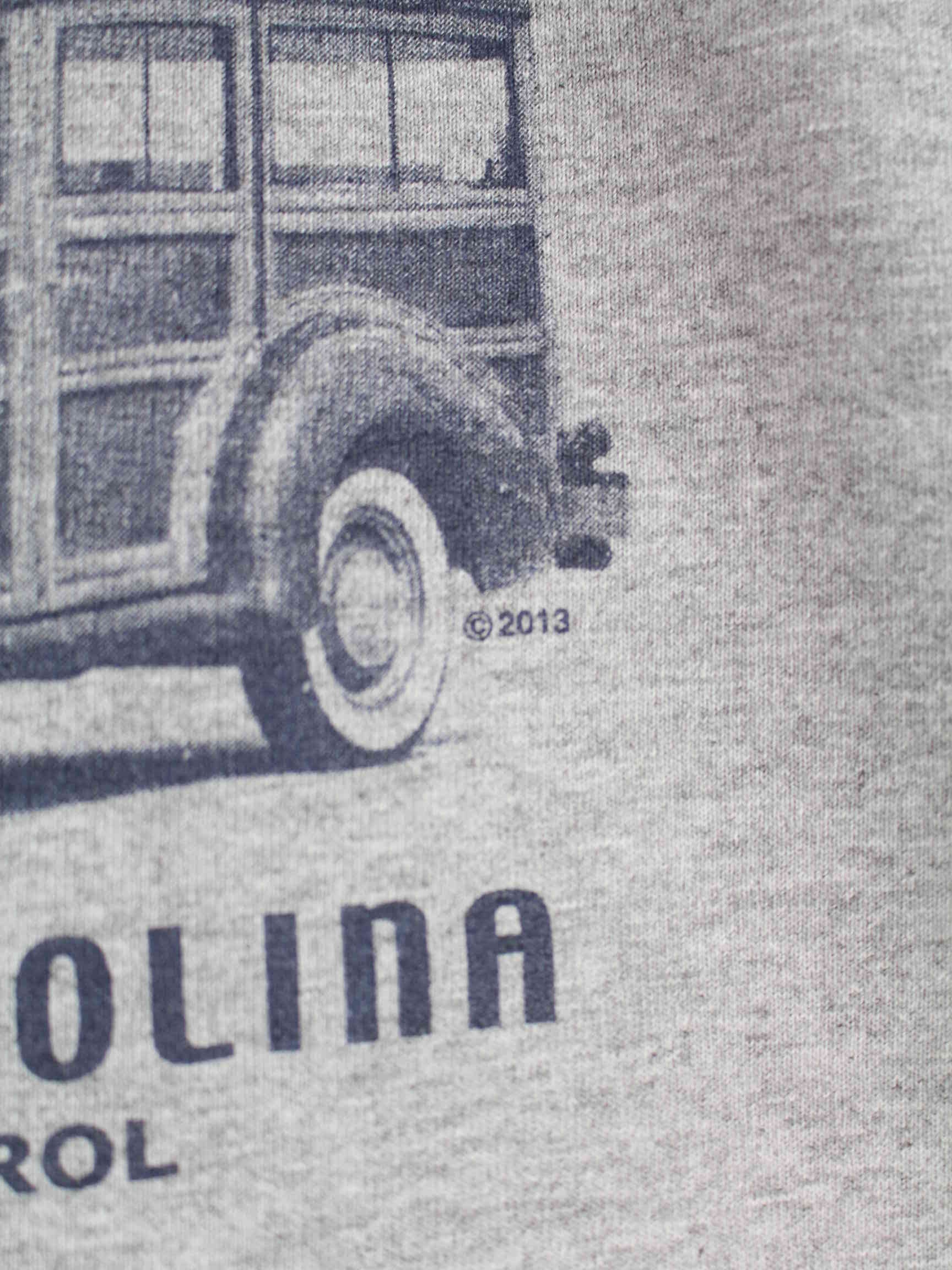 Vintage Single Stitched Print T-Shirt Grau L (detail image 2)