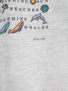 Vintage 1994 New Zealand Print Single Stitched T-Shirt Grau S (detail image 2)