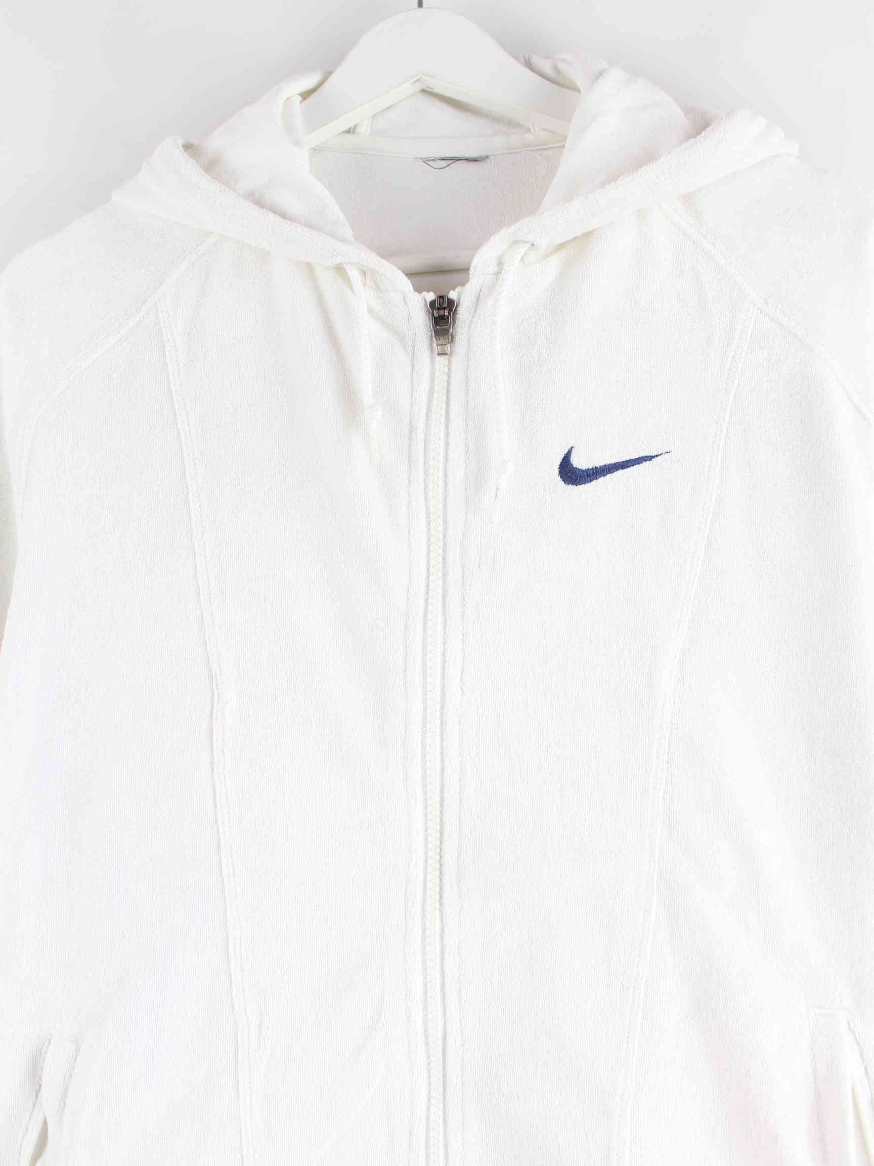 Nike 80s Vintage Embroidered Hoodie Weiß S (detail image 1)