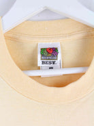 Fruit of the Loom y2k Gran Canaria Print T-Shirt Gelb L (detail image 2)