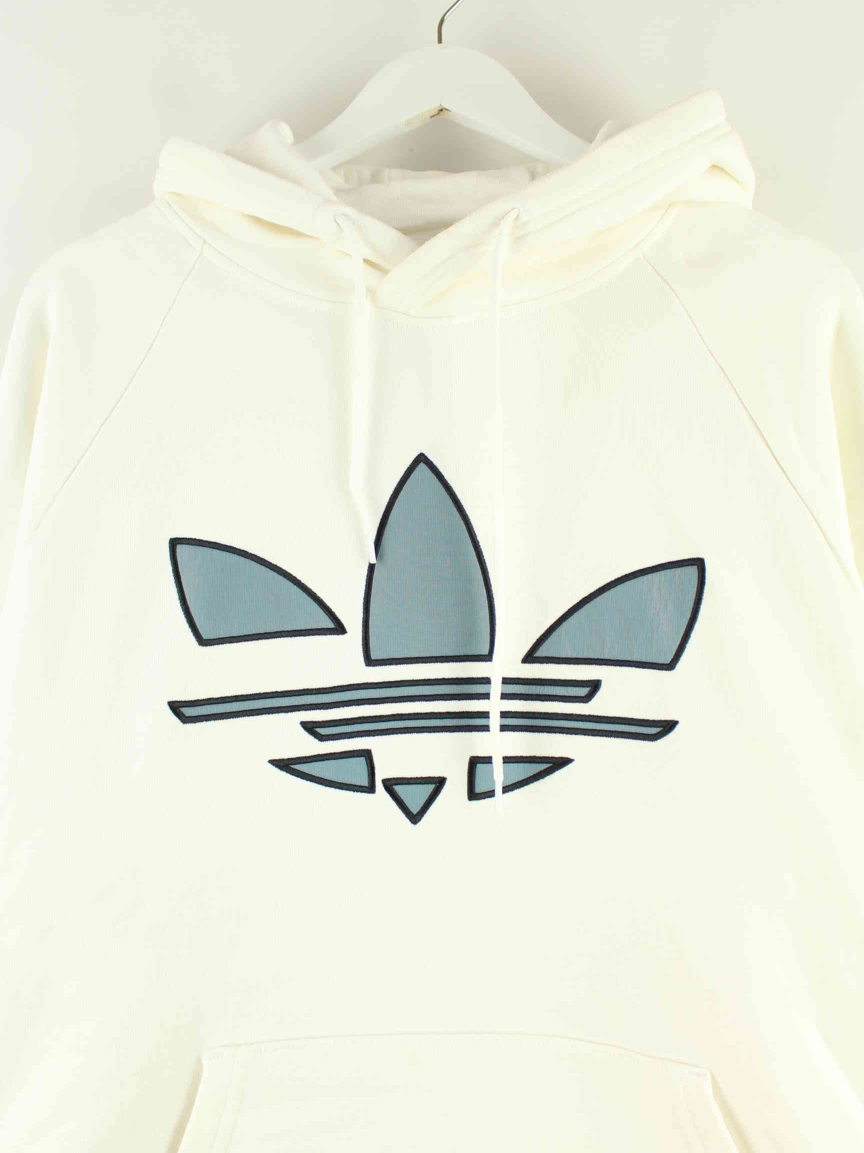 Adidas Embroidered Trefoil Hoodie Beige L (detail image 1)