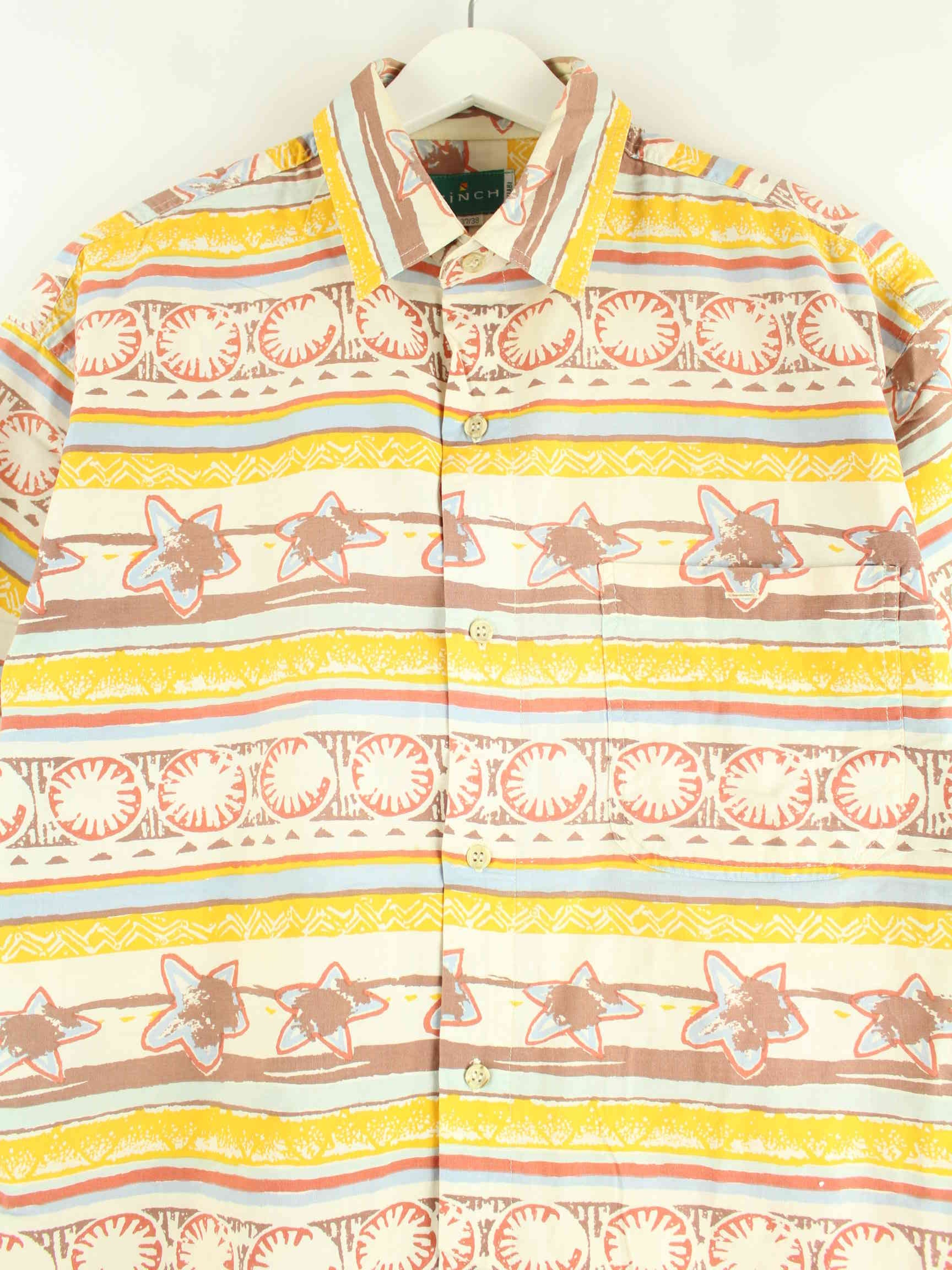 Vintage Crazy Pattern Hawaii Hemd Mehrfarbig M (detail image 1)