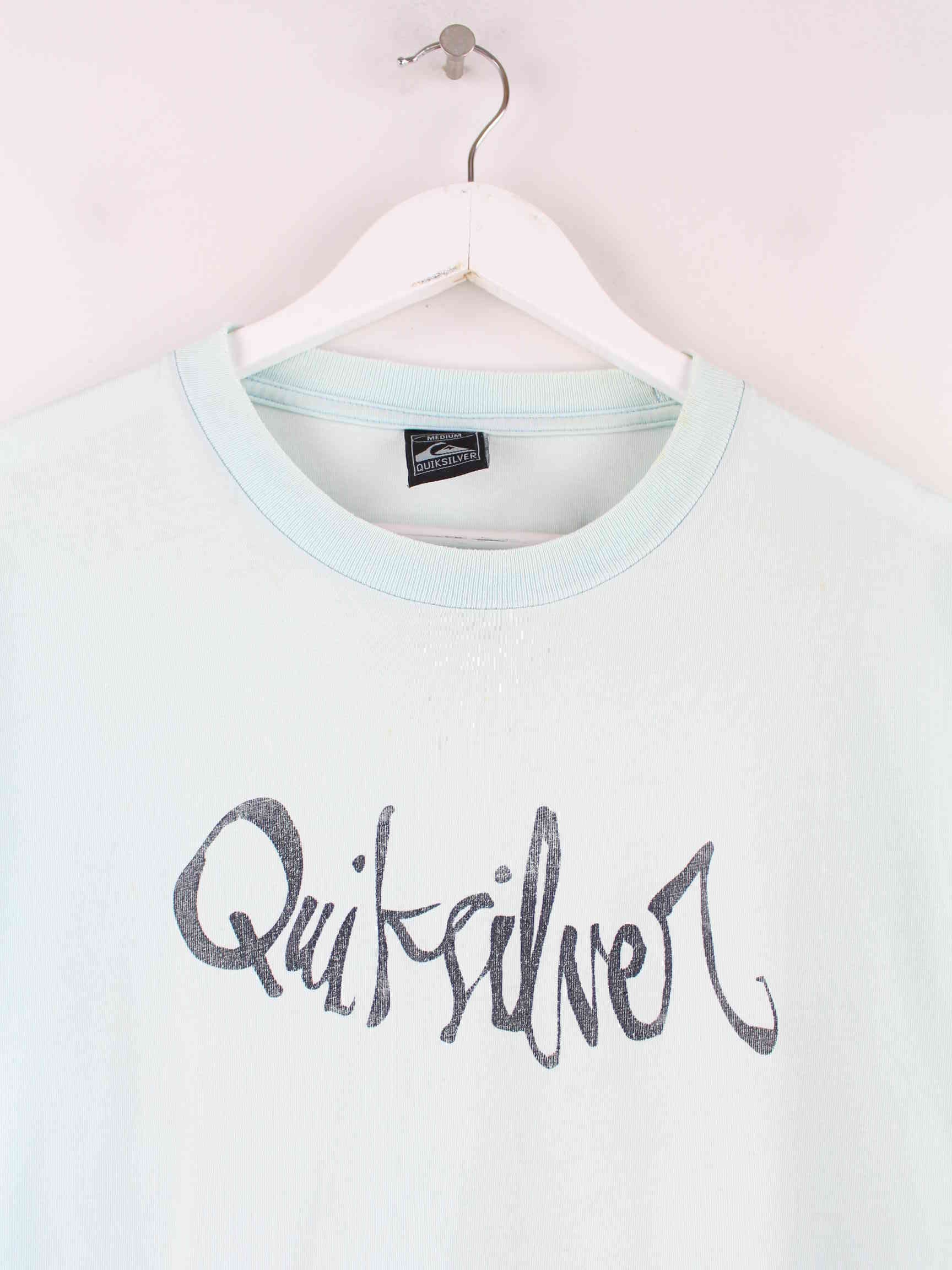 Quiksilver 90s Vintage Print T-Shirt Türkis L (detail image 1)