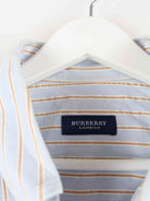 Burberry 00s Striped Hemd Blau M (detail image 3)