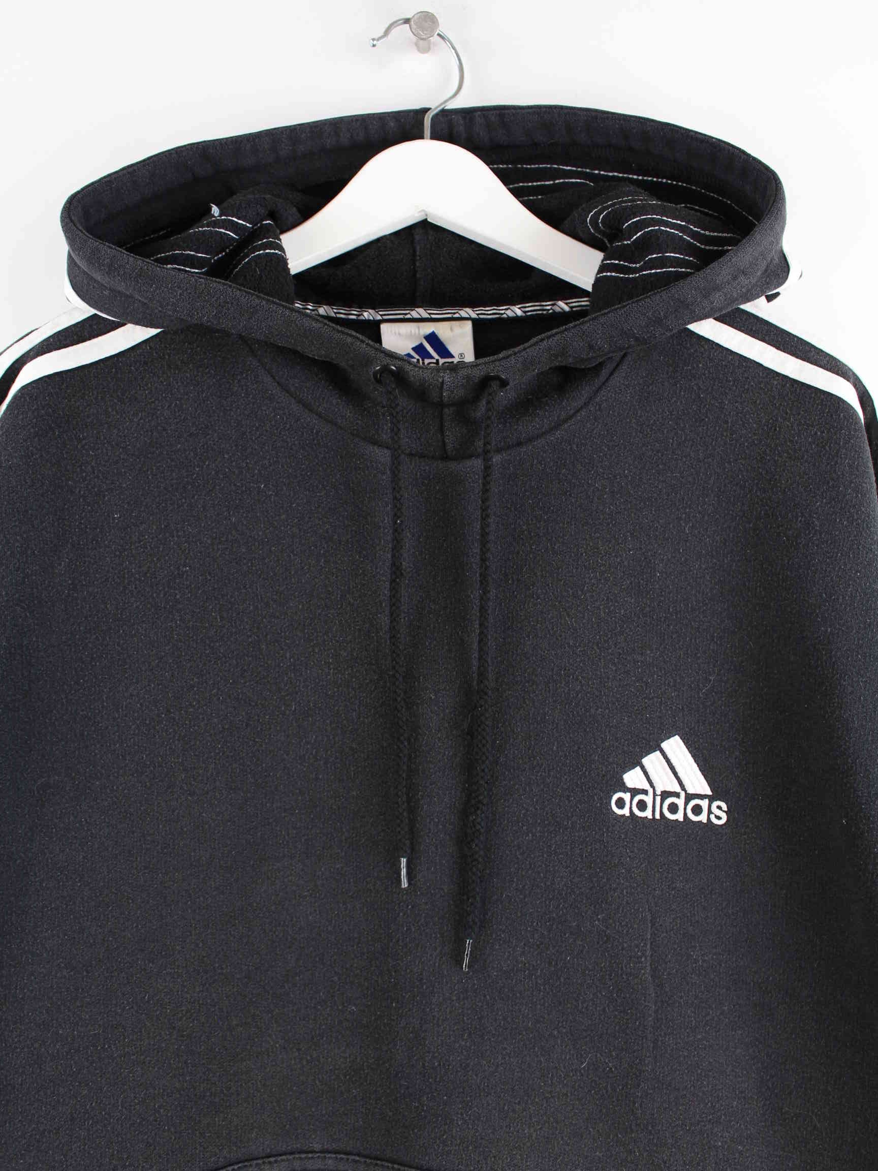 Adidas 90s Vintage Basic Hoodie Schwarz L (detail image 1)