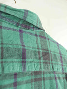 Lee 80s Vintage Flanell Single Stitch Hemd Grün L (detail image 4)