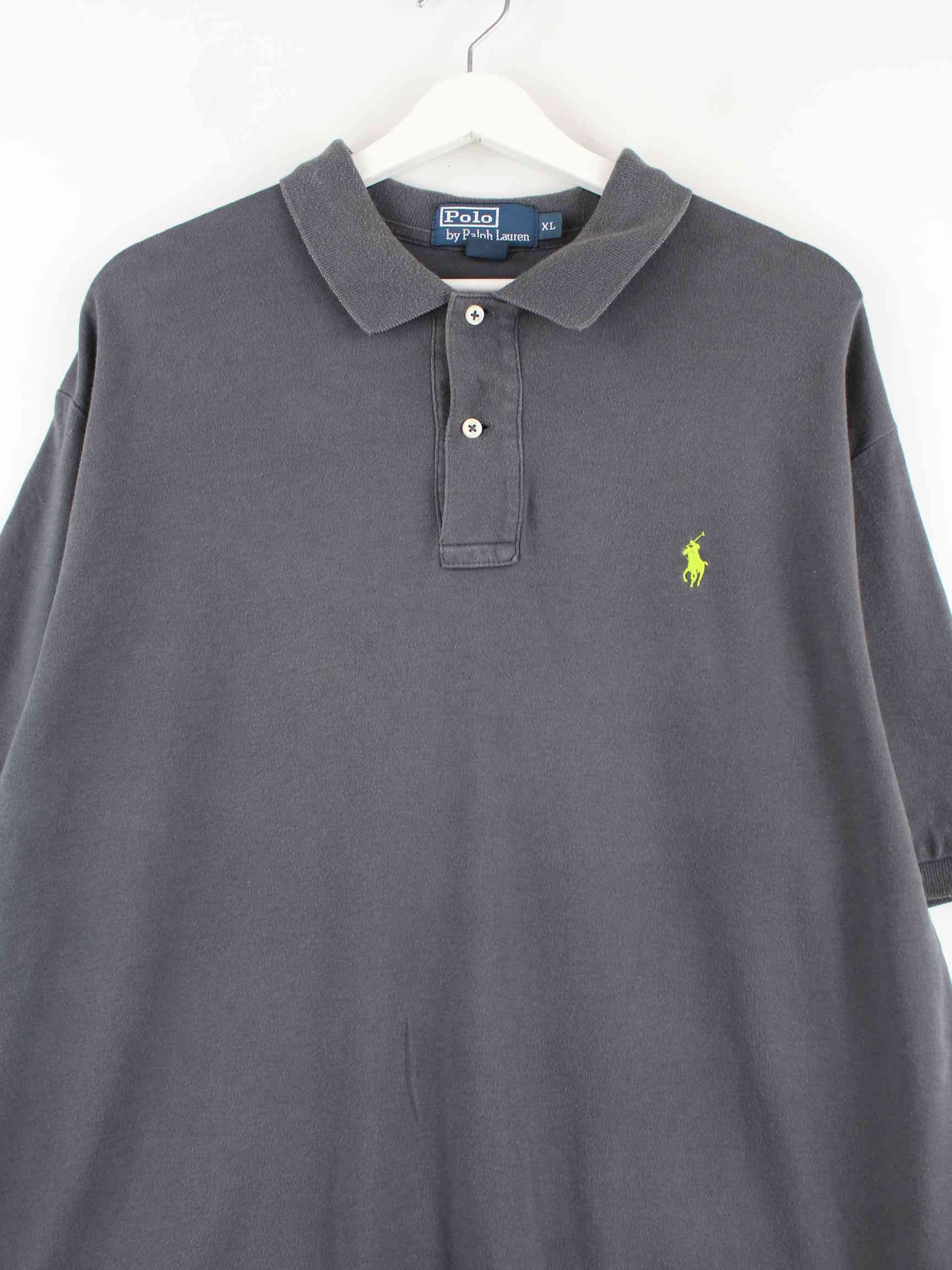 Ralph Lauren 90s Vintage Polo Grau XXL (detail image 1)