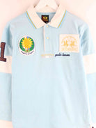 La Martina 90s Vintage Argentina Embroidered Polo Sweater Blau M (detail image 1)