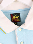 La Martina 90s Vintage Argentina Embroidered Polo Sweater Blau M (detail image 2)