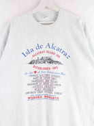 Fruit of the Loom 80s Vintage Alcatraz Print Single Stitched T-Shirt Grau XL (detail image 1)