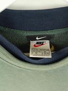 Nike 90s Vintage Embroidered Sweater Grün XL (detail image 3)