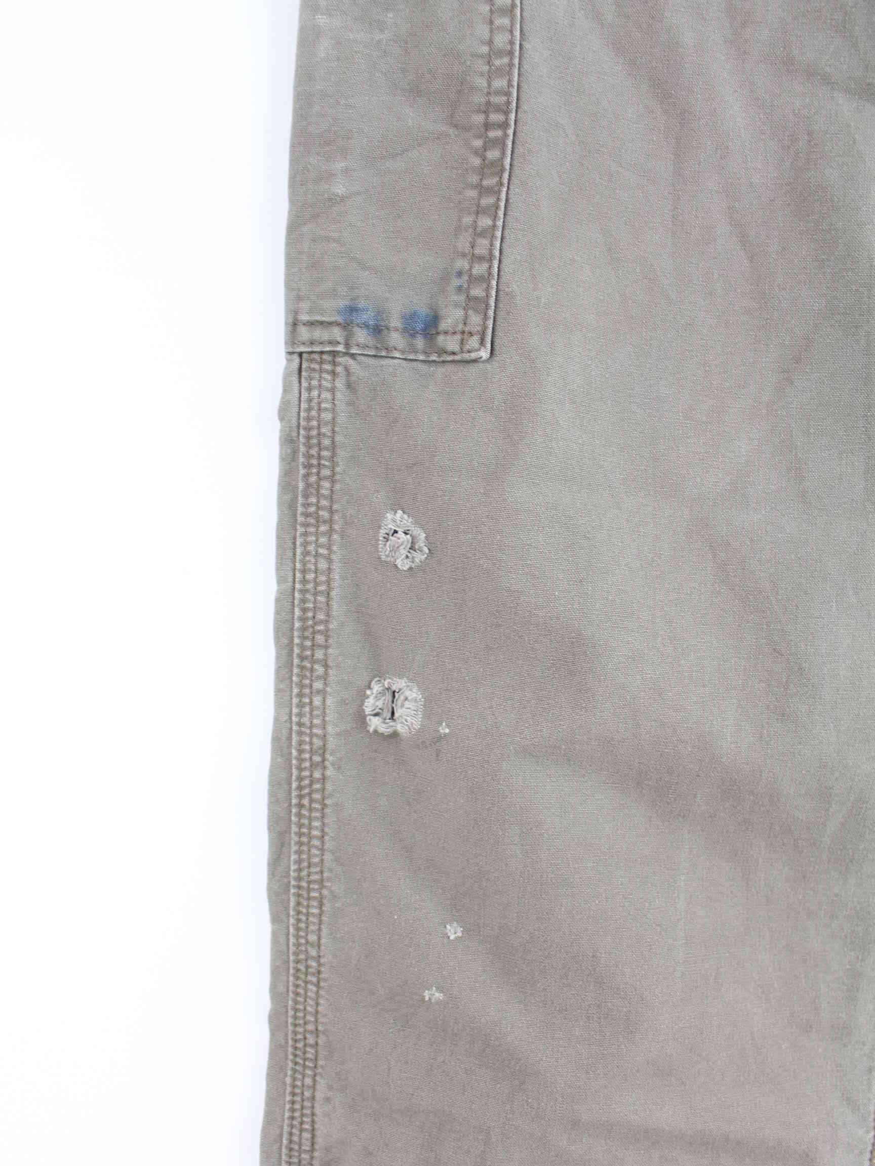 Carhartt Carpenter Workwear Hose Braun W32 L32 (detail image 1)