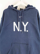 Nike y2k Center Swoosh Yankees Hoodie Blau L (detail image 1)