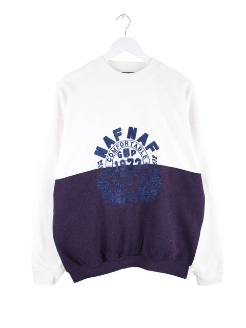 Naf Naf 00s Sweater Weiß L