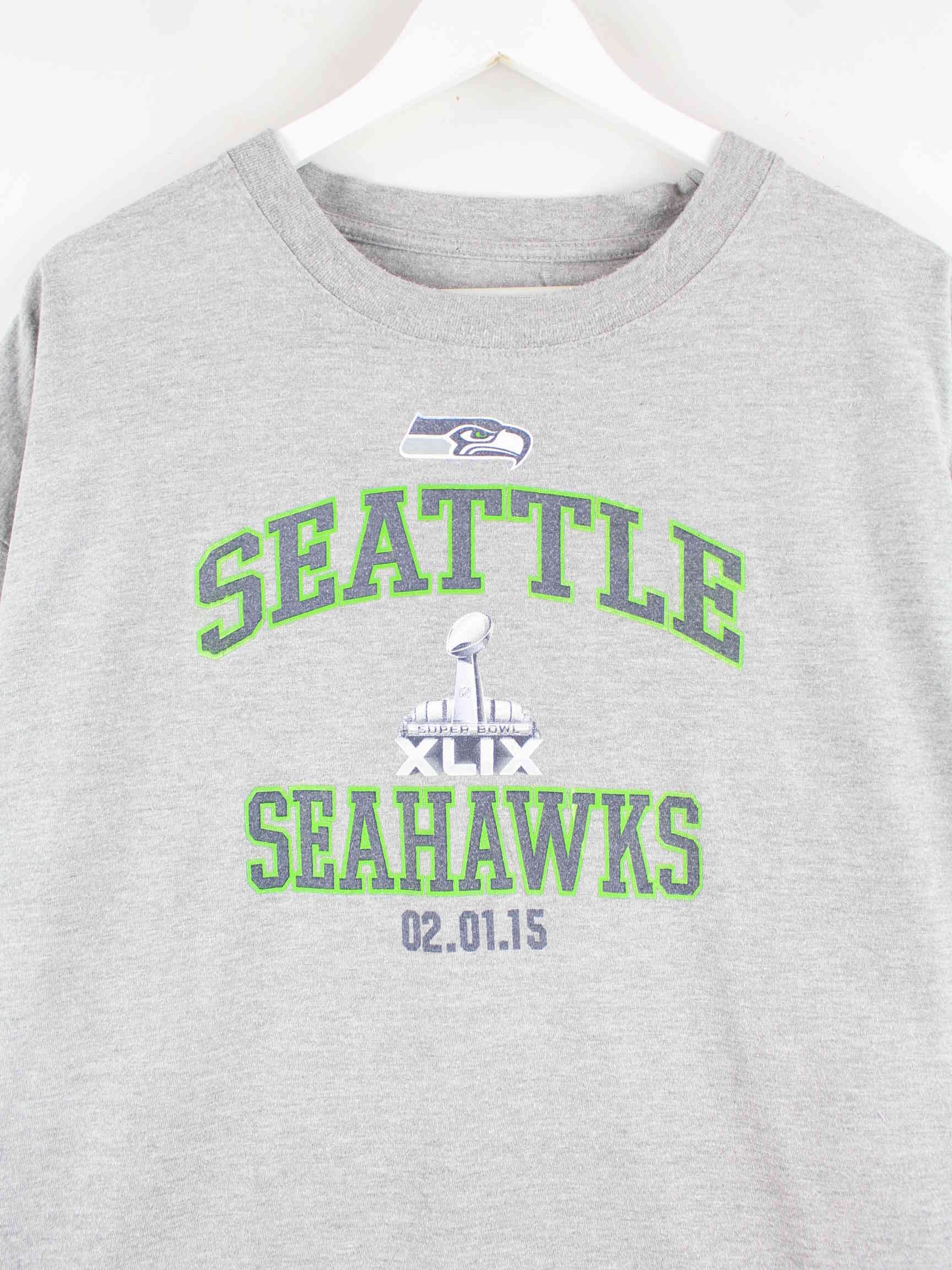 NFL Seattle Seahawks Print T-Shirt Grau 3XL (detail image 1)