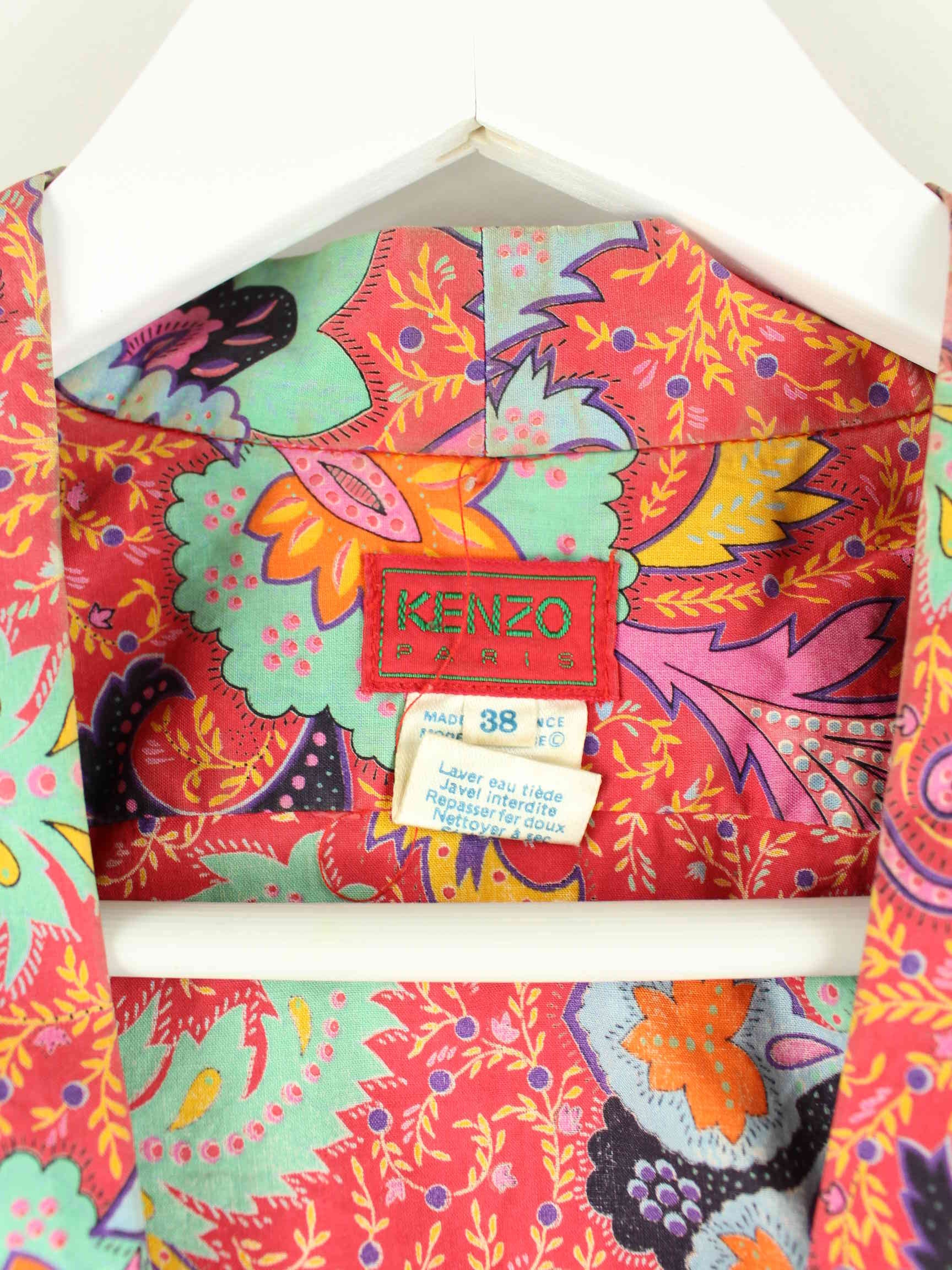 Kenzo Damen 00s Crazy Pattern Hemd Mehrfarbig M (detail image 2)