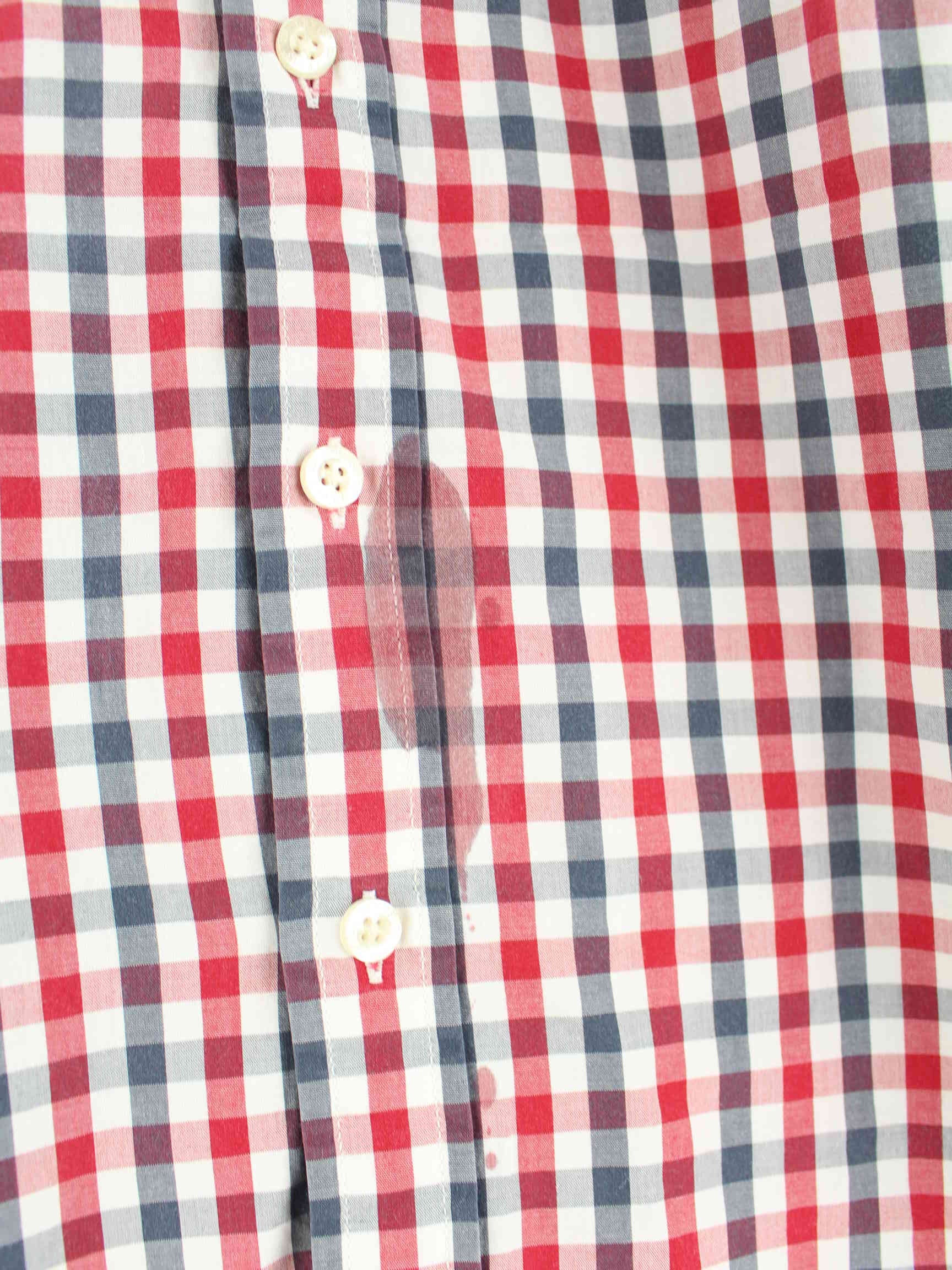 Levi's White Tab Checked Hemd Rot L (detail image 3)