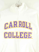 Champion Carroll College Embroidered Half Zip Sweater Weiß S (detail image 1)