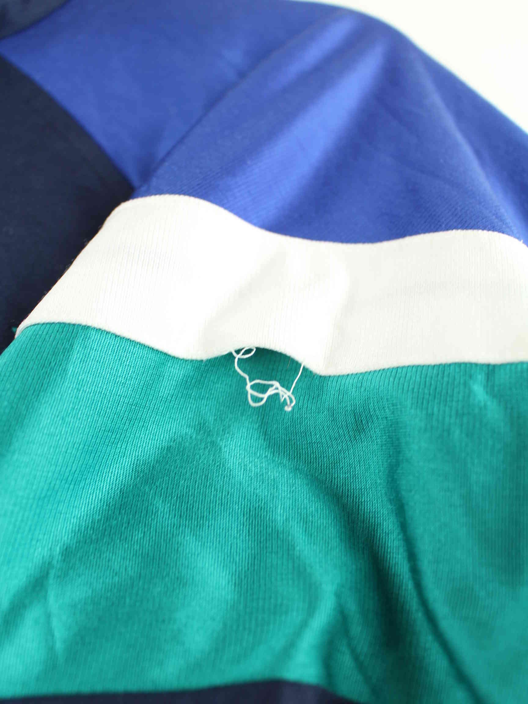 Vintage 90s Trainingsjacke Blau M (detail image 4)