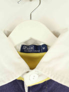 Ralph Lauren 00s Striped Langarm Polo Gelb XS (detail image 2)