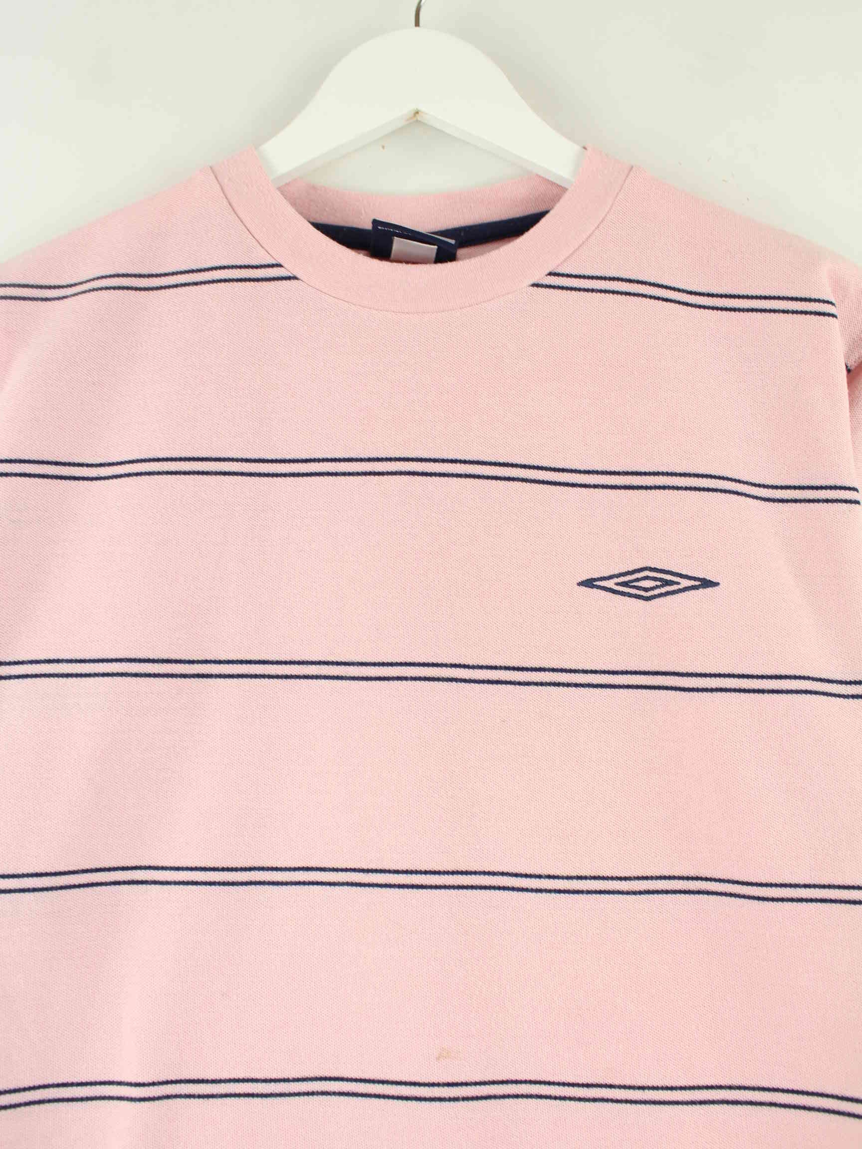 Umbro 00s Striped T-Shirt Rosa M (detail image 1)