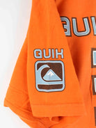 Quiksilver 90s Vintage 31 Print T-Shirt Orange M (detail image 6)