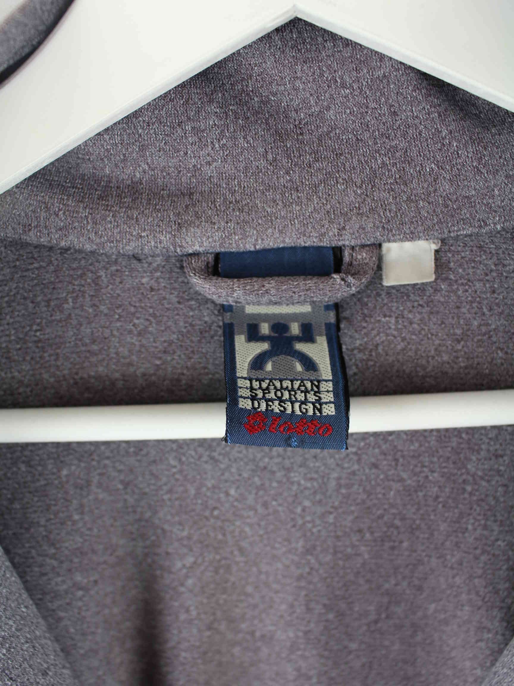 Lotto 90s Vintage Tape Trainingsjacke Grau L (detail image 2)