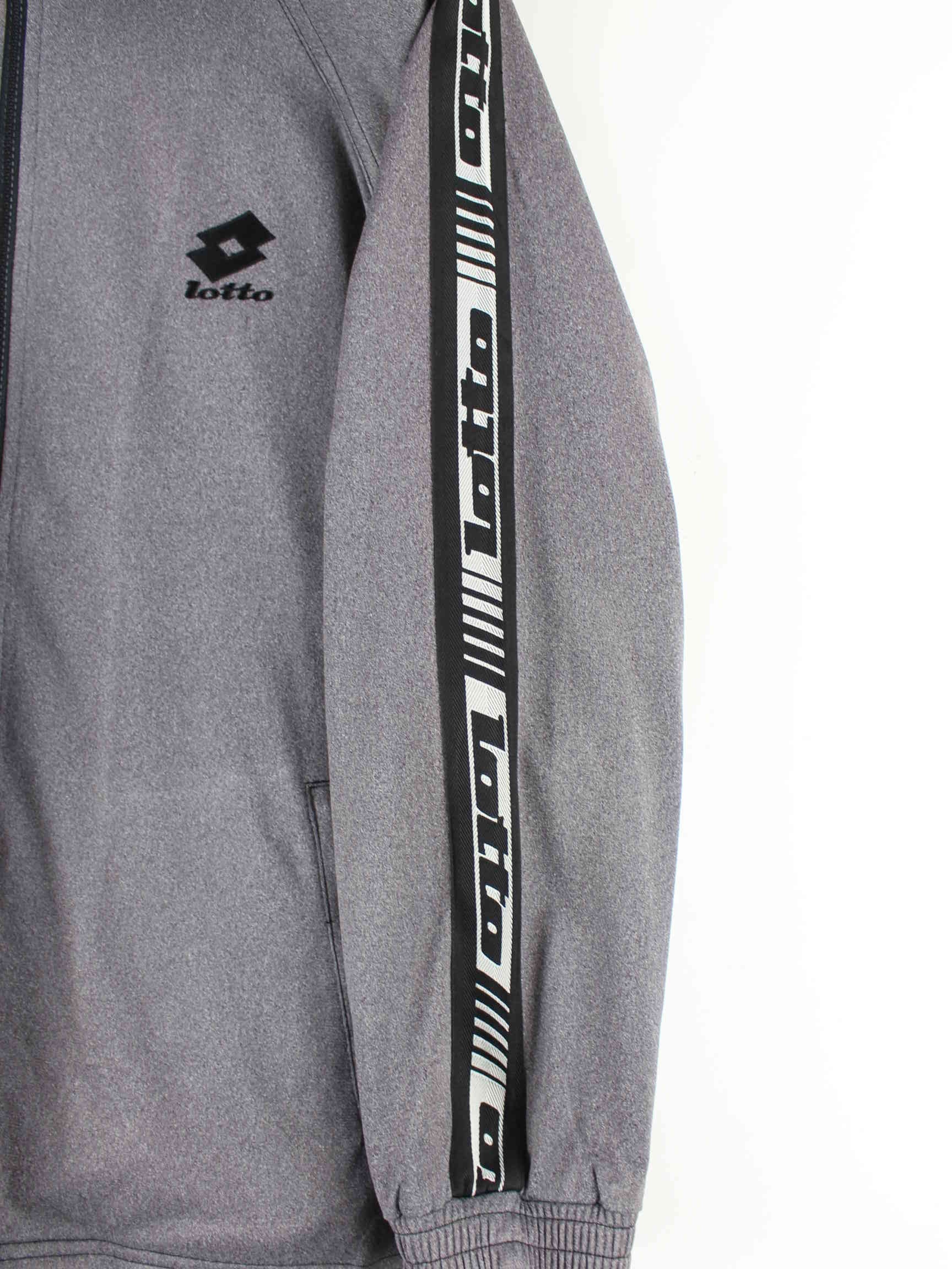 Lotto 90s Vintage Tape Trainingsjacke Grau L (detail image 3)