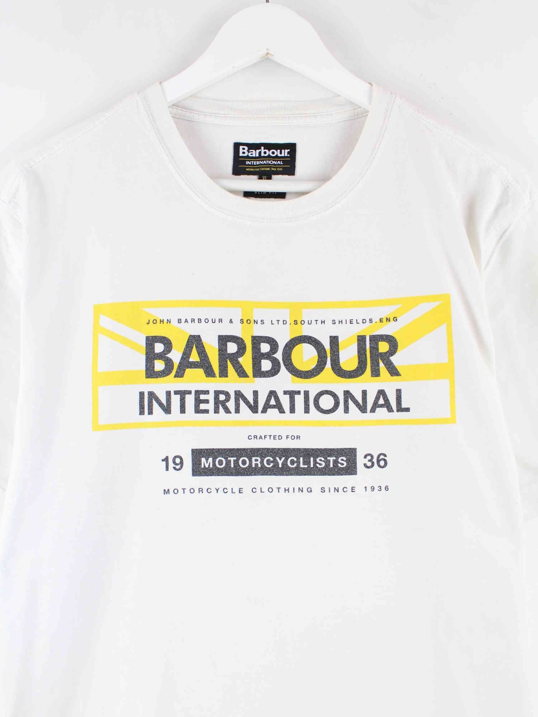 Barbour Print T-Shirt Weiß XL (detail image 1)