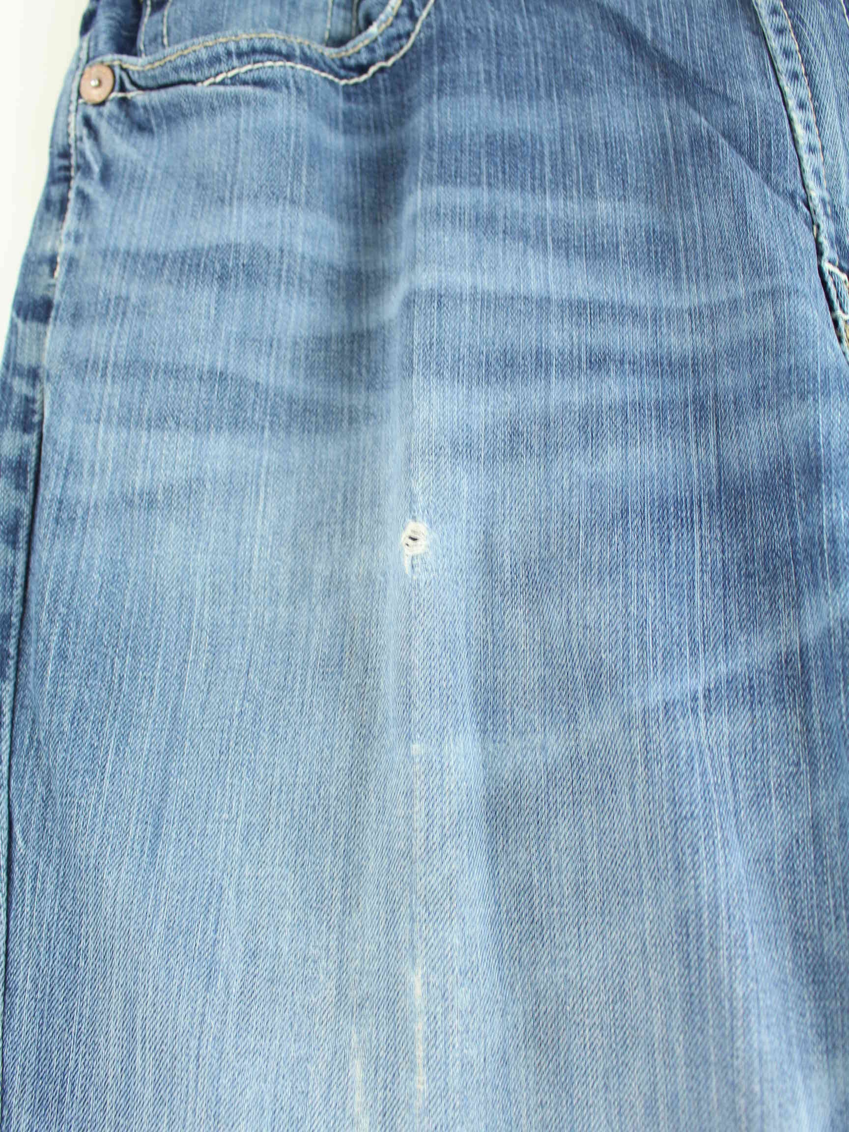 Vintage y2k Big Star Embroidered Jeans Blau W36 L32 (detail image 1)