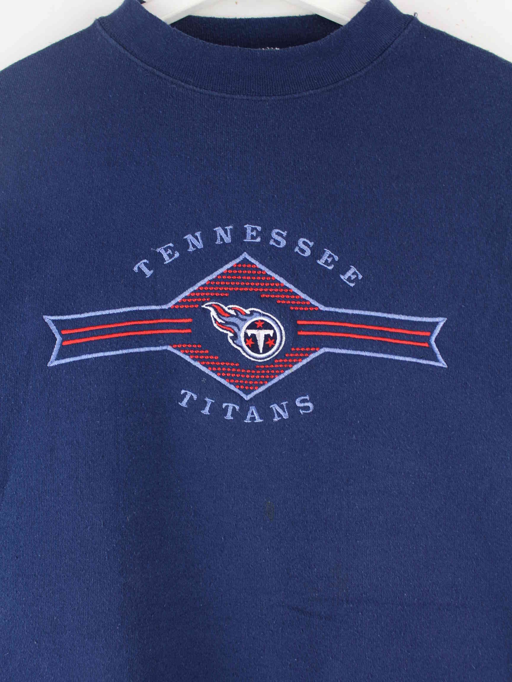 Logo Athletic 00s Tennessee Titans Embroidered Sweater Blau XXL (detail image 1)