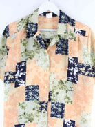 Vintage Kurzarm Hawaii Hemd Beige M (detail image 1)