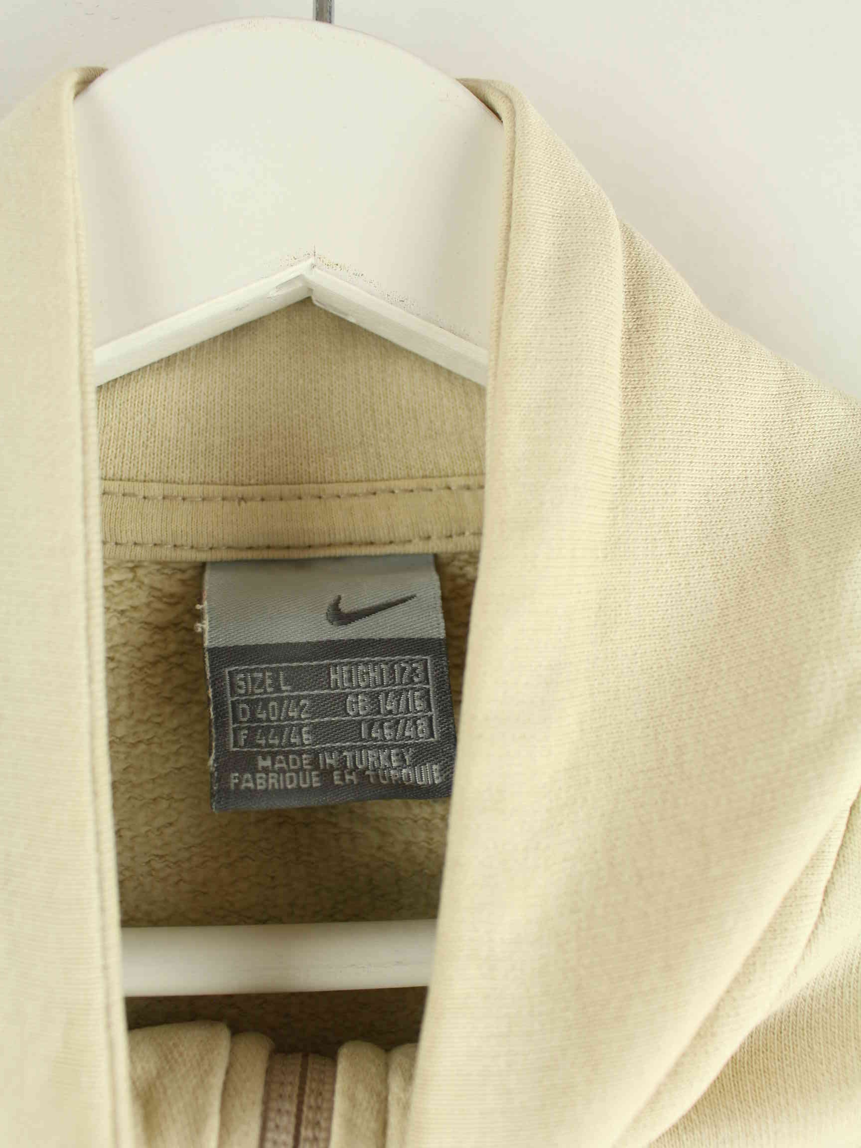 Nike Damen 00s Half Zip Sweater Beige L (detail image 2)