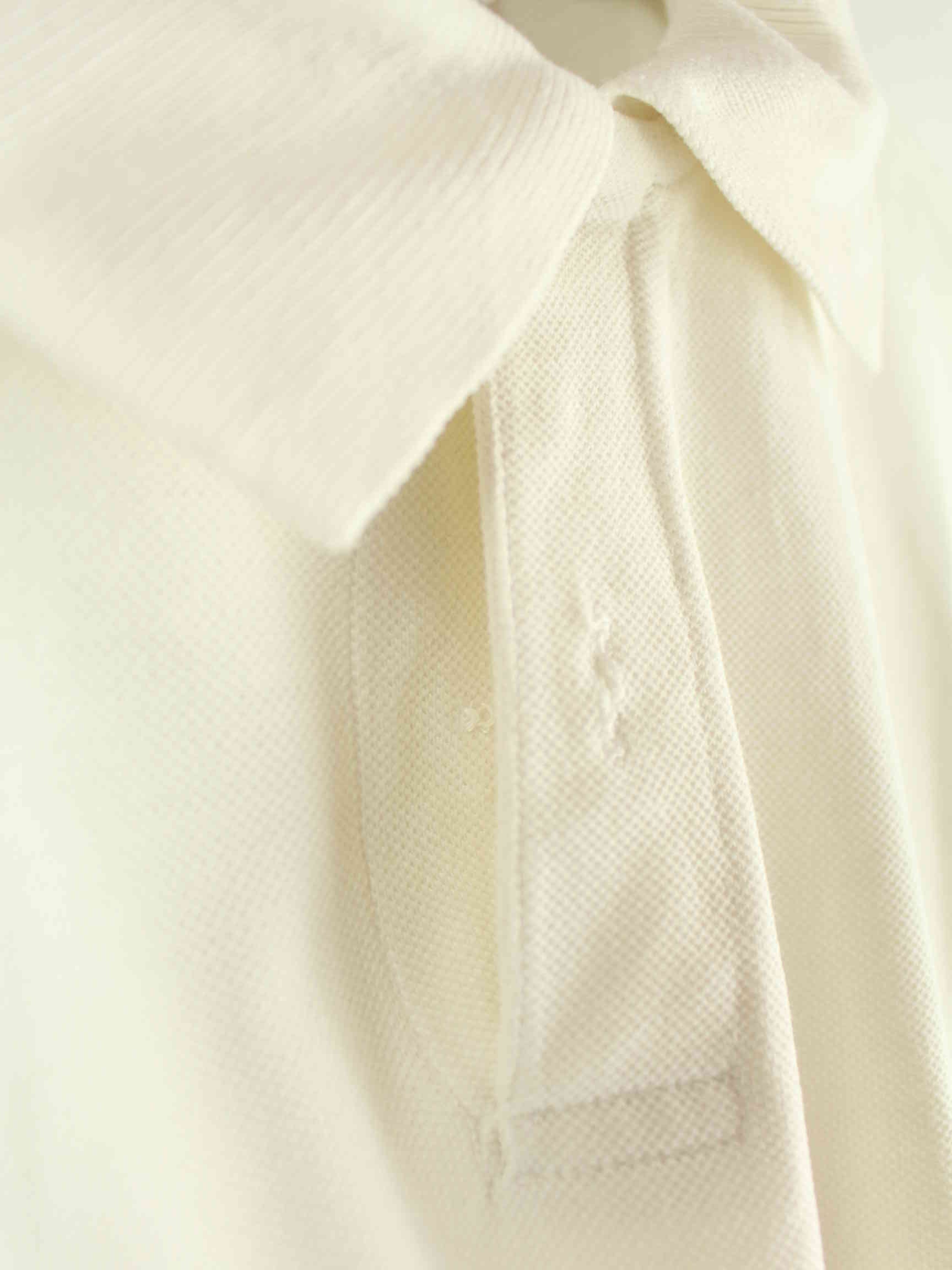 Lacoste 90s Vintage Basic Polo Beige M (detail image 3)