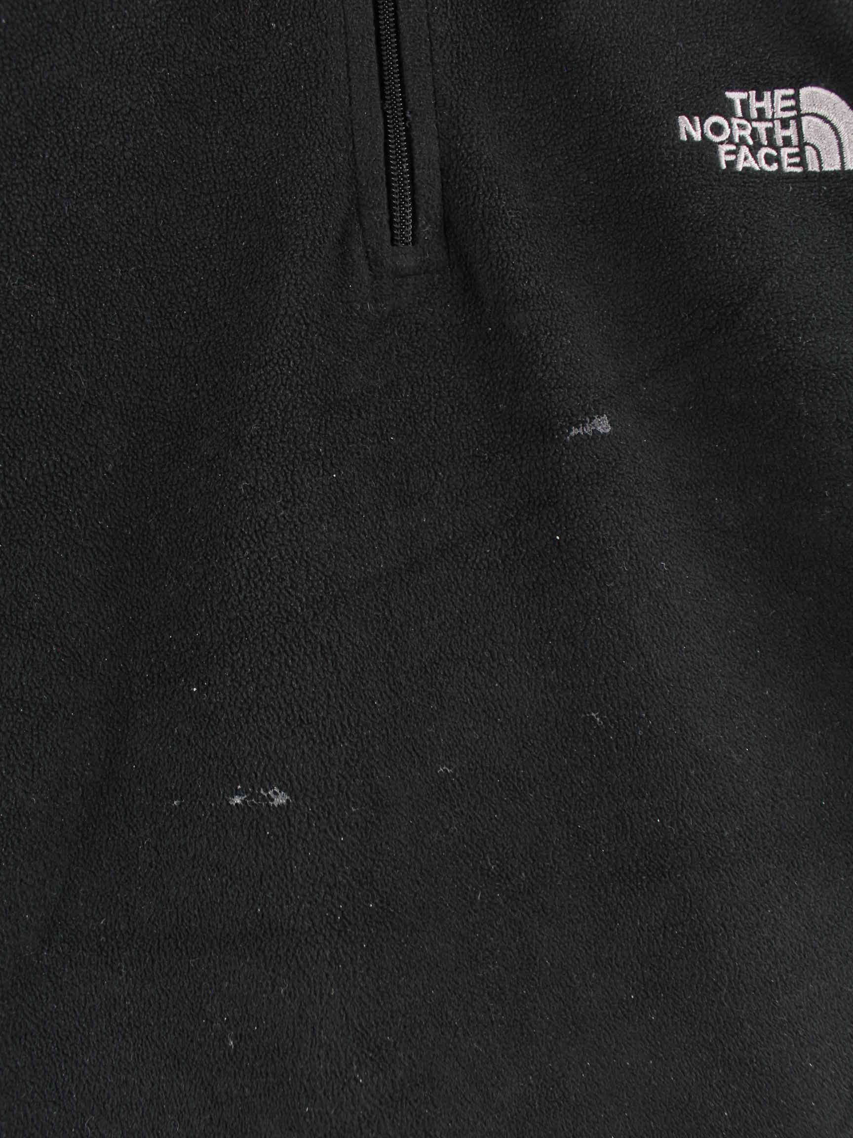 The North Face TKA100 Fleece Half Zip Sweater Schwarz M (detail image 2)