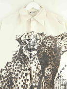 Vintage Jaguar Print Hawaii Hemd Beige XXL (detail image 1)