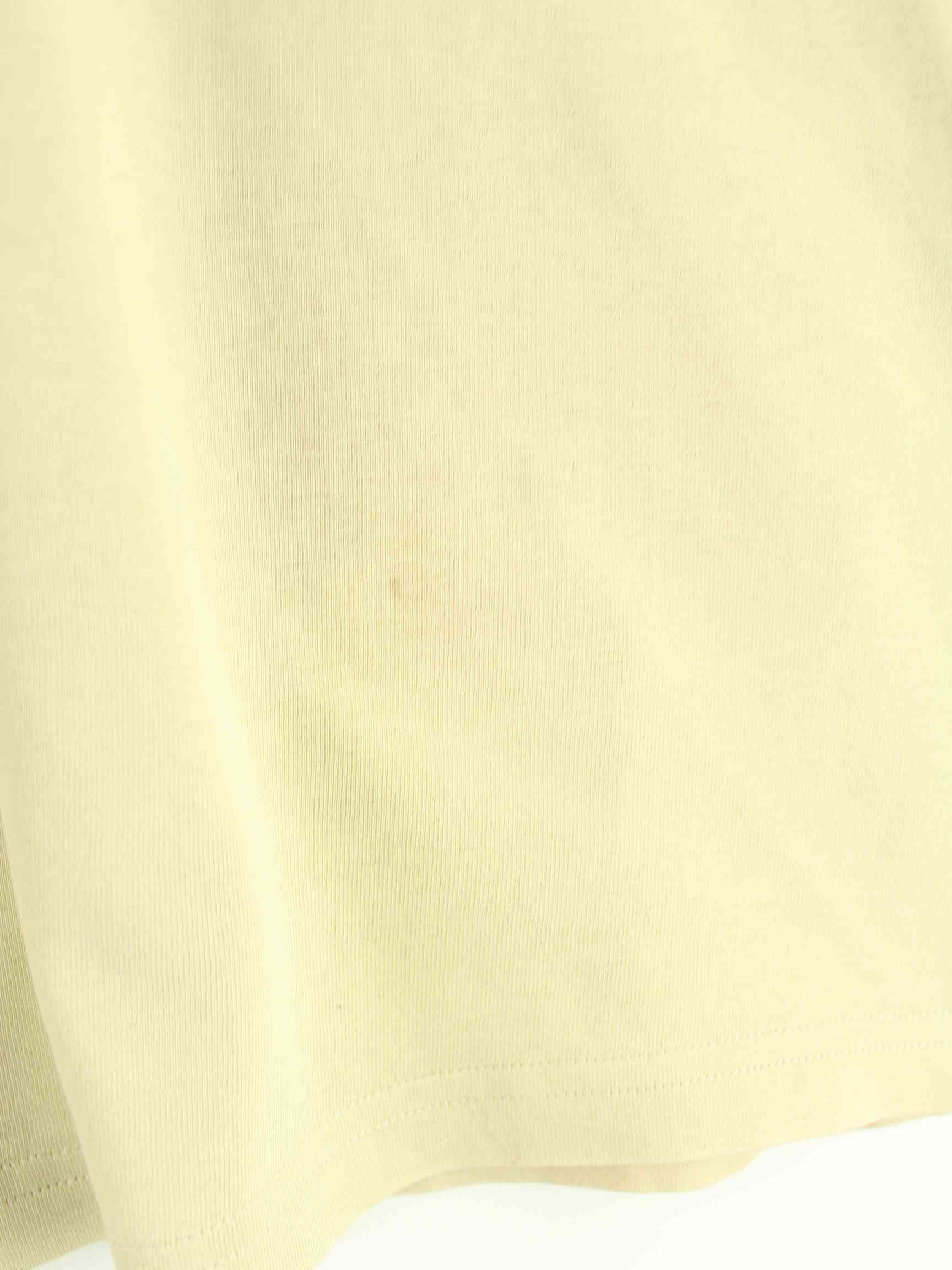 Nike 90s Vintage Basic Swoosh T-Shirt Beige S (detail image 4)